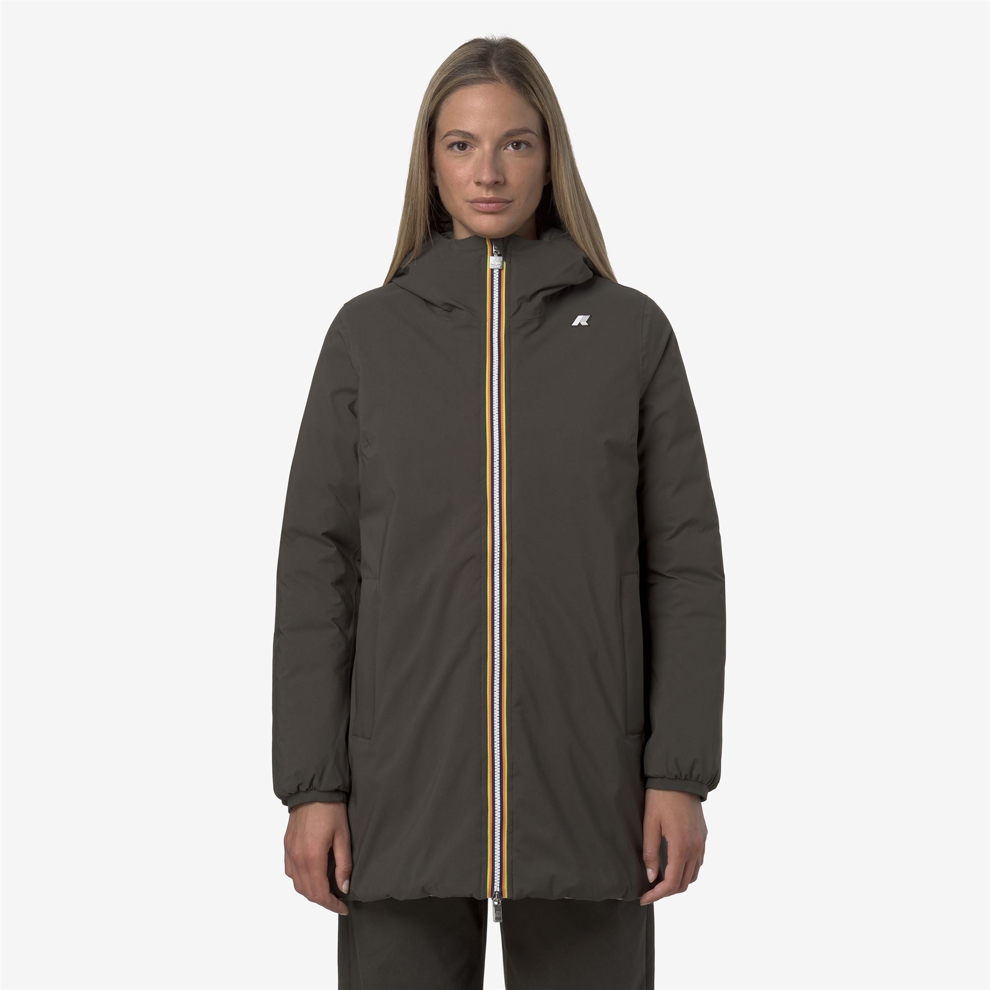 Jackets_WOMAN_SOPHIE ST THERMO DOUBLE_Mid_Black Olive - Green Oak - Commercial 4