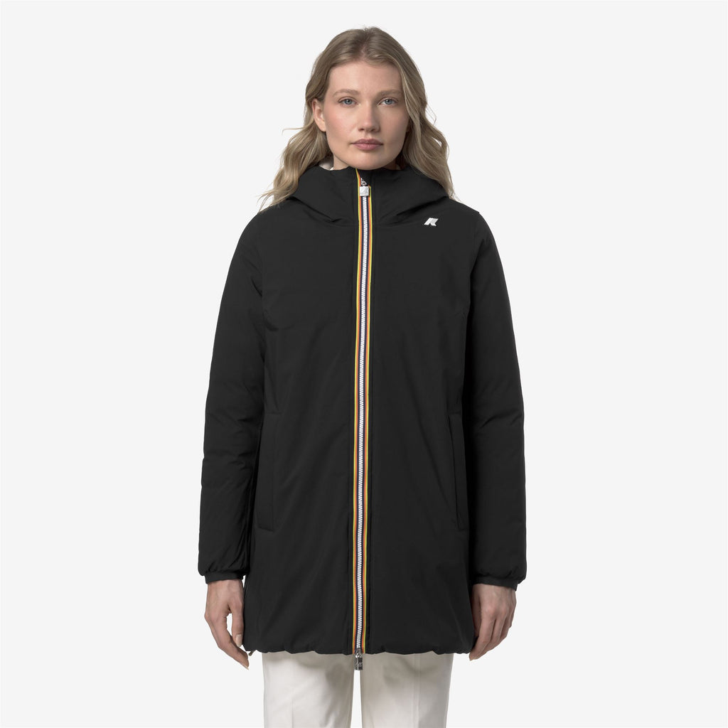 Jackets_WOMAN_SOPHIE ST THERMO DOUBLE_Mid_Black Pure - Beige Cashmere - Commercial 4