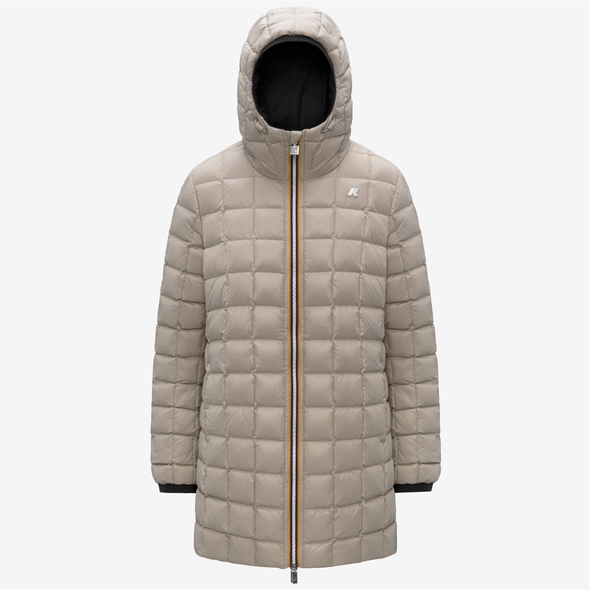 Jackets_WOMAN_SOPHIE ST THERMO DOUBLE_Mid_Black Pure - Beige Cashmere - Commercial 2