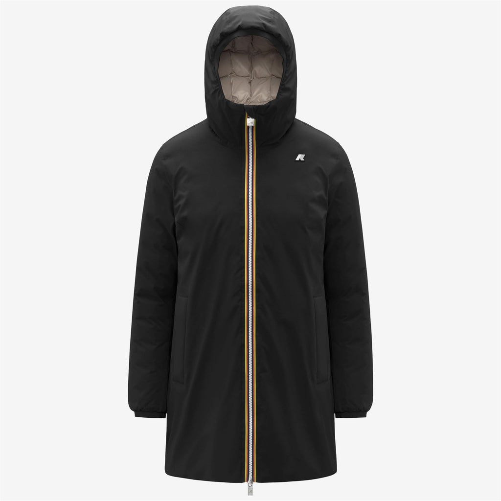 Jackets_WOMAN_SOPHIE ST THERMO DOUBLE_Mid_Black Pure - Beige Cashmere - Commercial 1