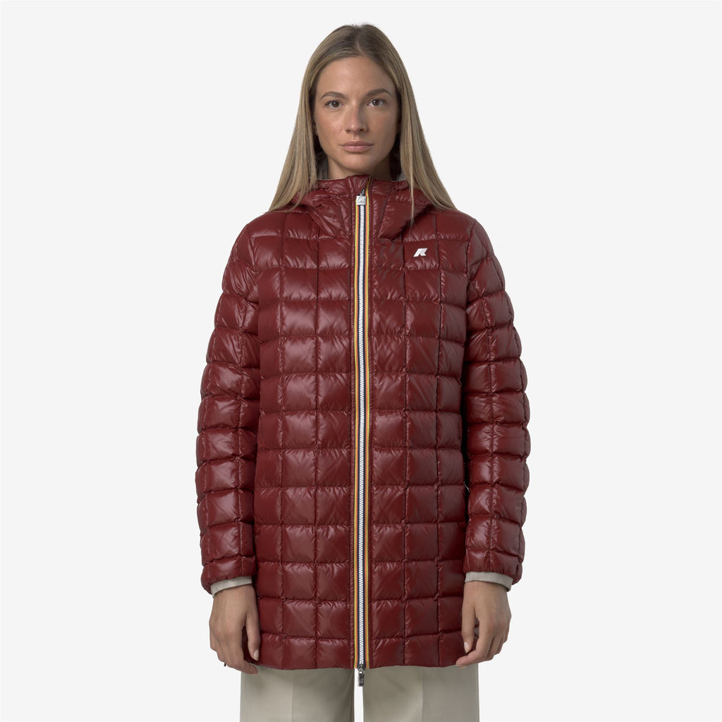 Jackets_WOMAN_SOPHIE ST THERMO DOUBLE_Mid_Beige Cashmere - Red Syrah - Commercial 7