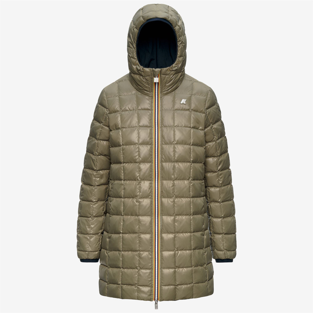 Jackets_Woman_SOPHIE ST THERMO DOUBLE_Mid_Blue Depth - Green Army - Commercial 2