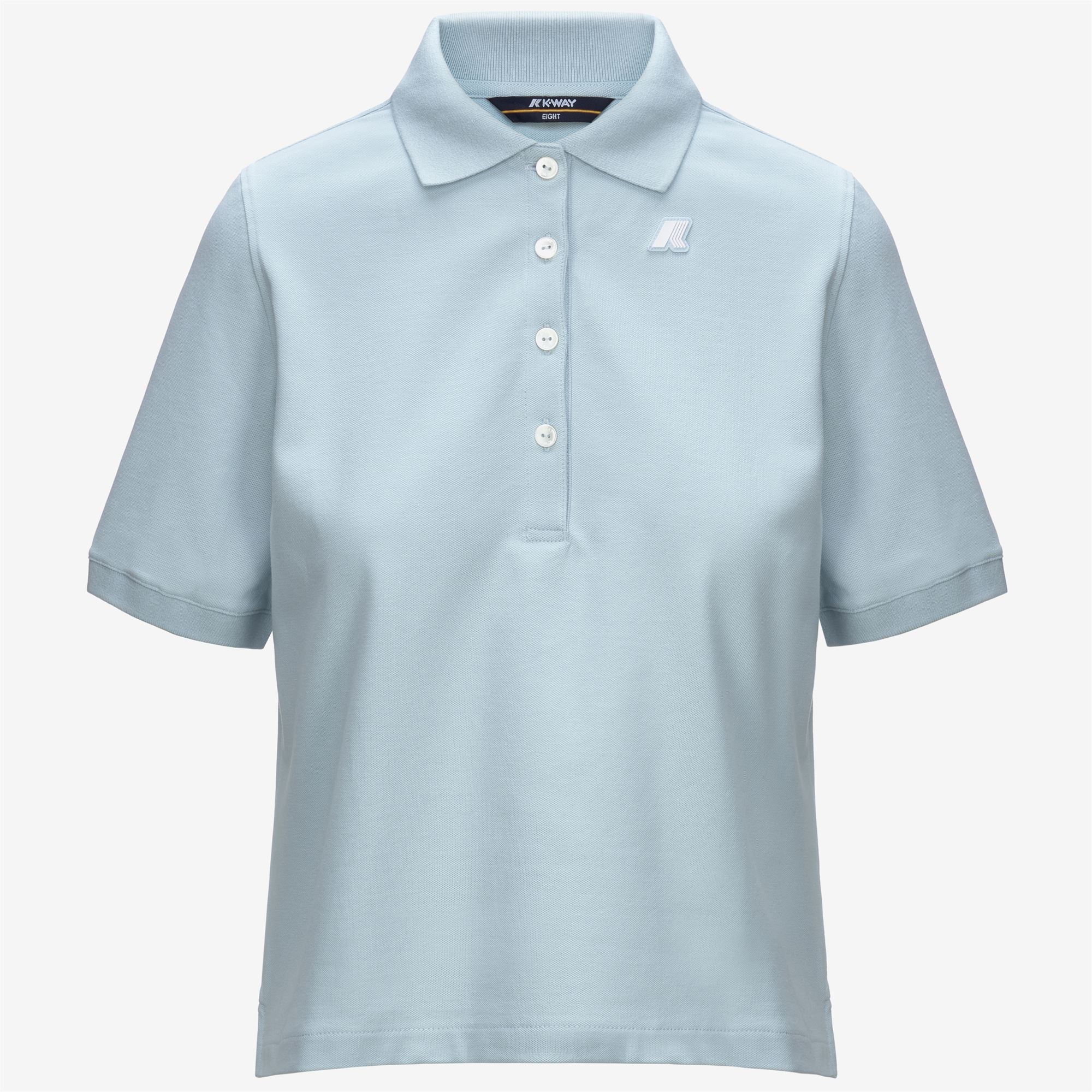 Polo Shirts_WOMAN_LISELLE PIQUE_Polo_Blue Baby - Commercial 1
