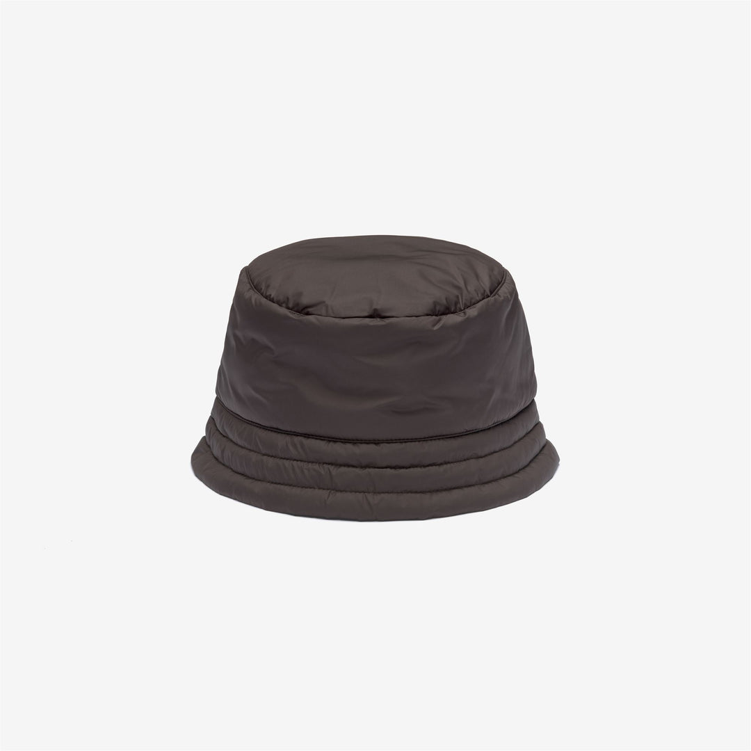 Black Women's Warm Bucket Hat with Synthetic Padding 01