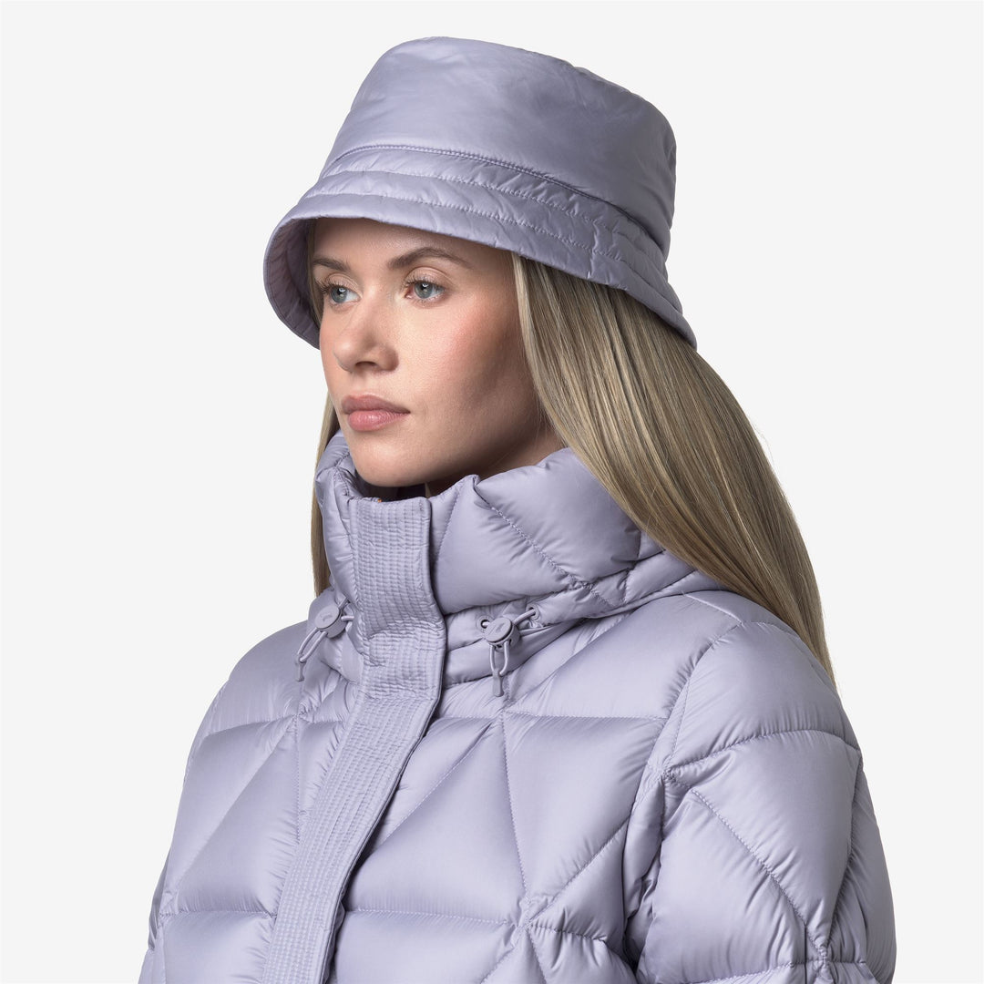 Cappello da pescatore da donna viola idrorepellente con imbottitura sintetica main
