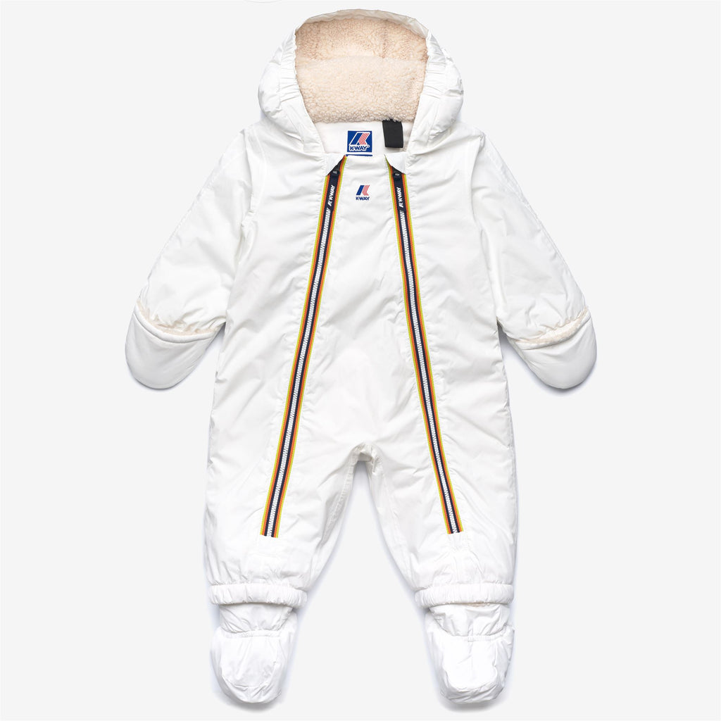 Sport Suits_KID UNISEX_E.  LE VRAI 4.0 SNOTTY ORSETTO_Tracksuit_White Natural - Commercial 1