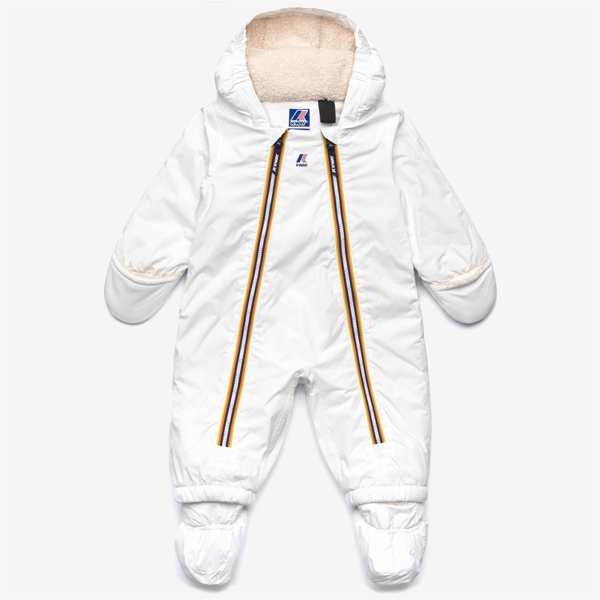 Sport Suits_KID UNISEX_E.  LE VRAI 4.0 SNOTTY ORSETTO_Tracksuit_White Natural - Commercial 1