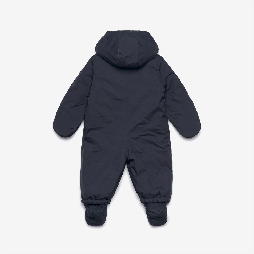Tuta termica unisex blu per bambini con fodera in sherpa main