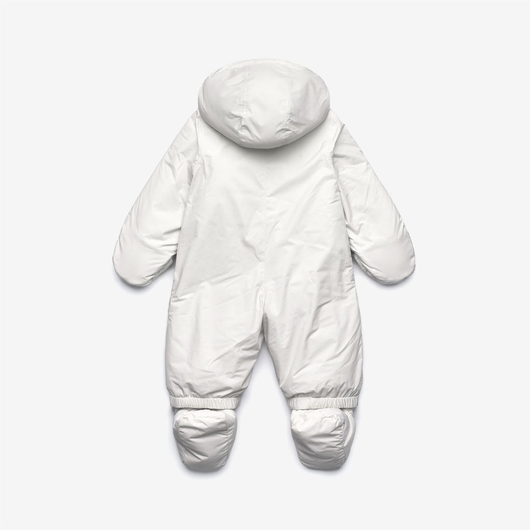 Chándal unisex blanco con aislamiento para niños y forro de sherpa main
