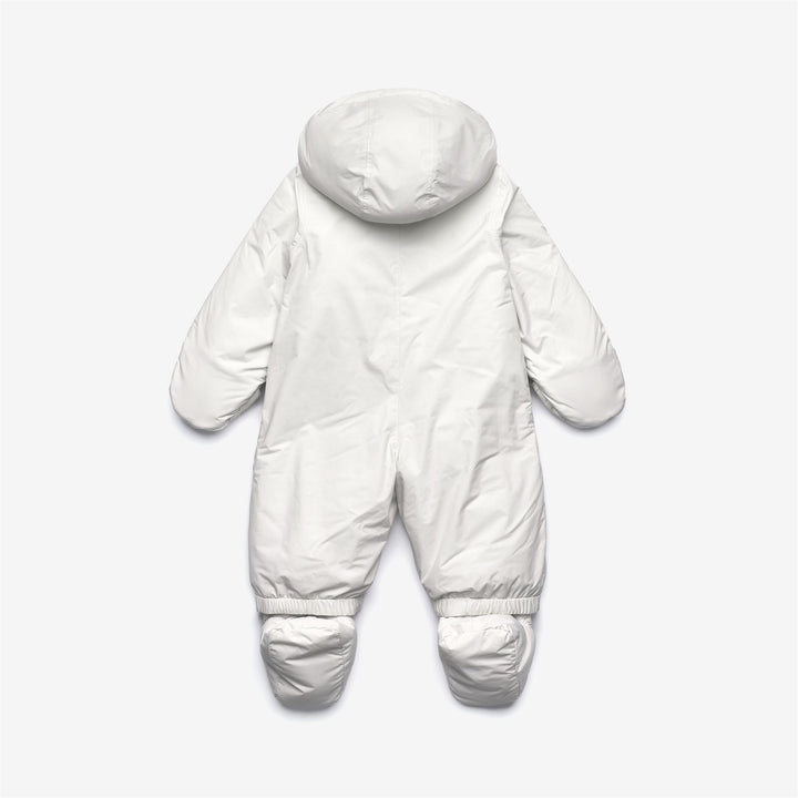 Chándal unisex blanco con aislamiento para niños y forro de sherpa 2