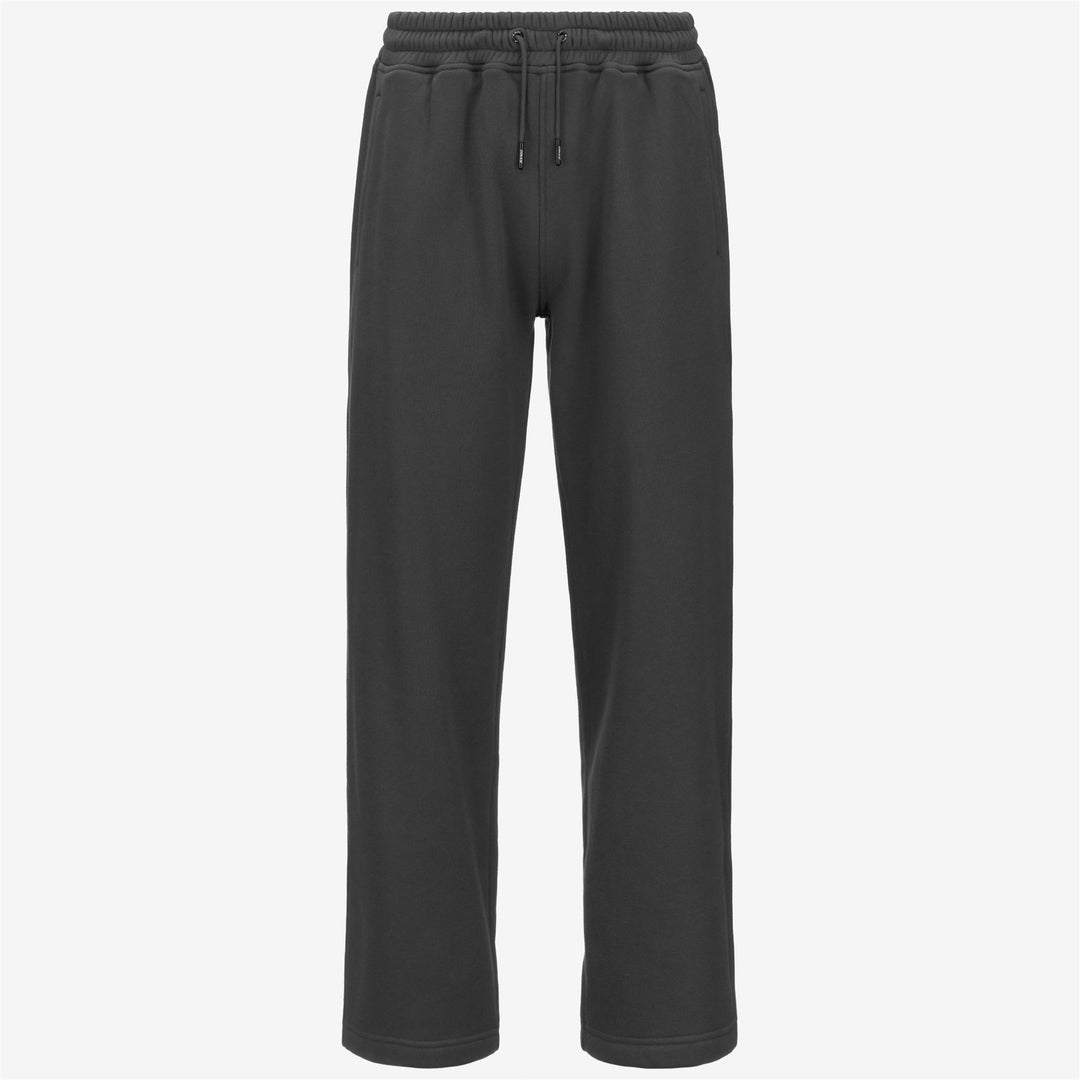 Grey Unisex Brushed Cotton Blend Sport Trousers with Adjustable Waistband 01