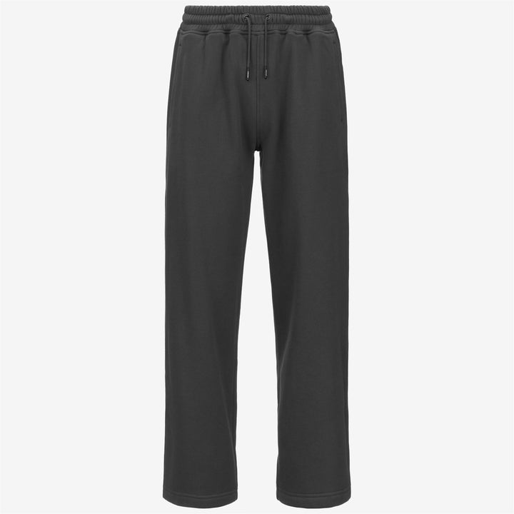 Grey Unisex Brushed Cotton Blend Sport Trousers with Adjustable Waistband 1