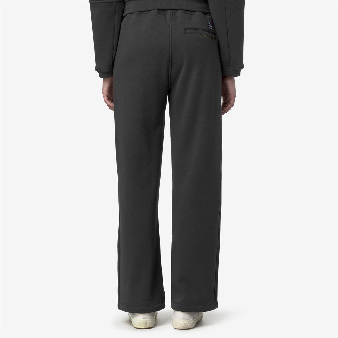 Grey Unisex Brushed Cotton Blend Sport Trousers with Adjustable Waistband main