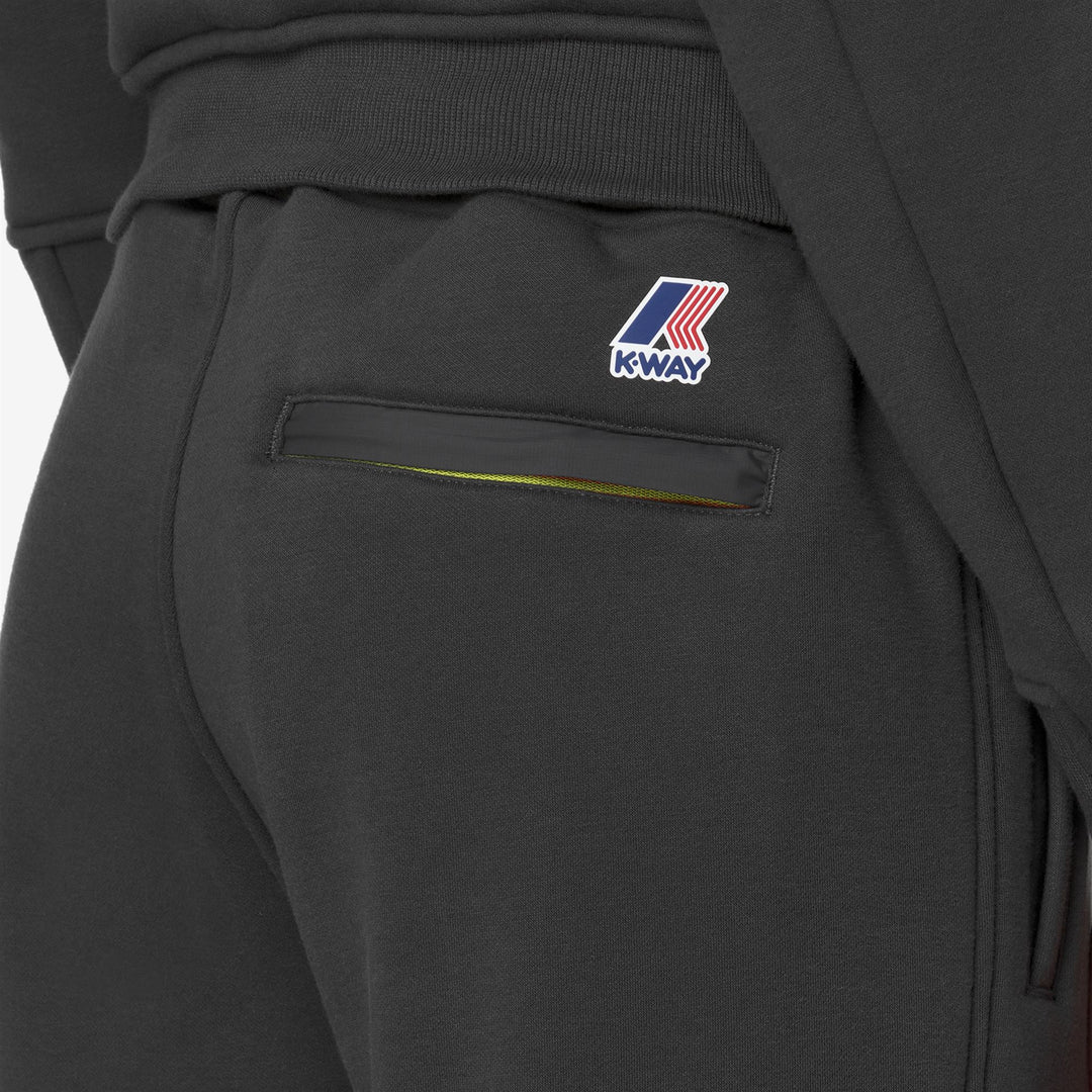 Grey Unisex Brushed Cotton Blend Sport Trousers with Adjustable Waistband main