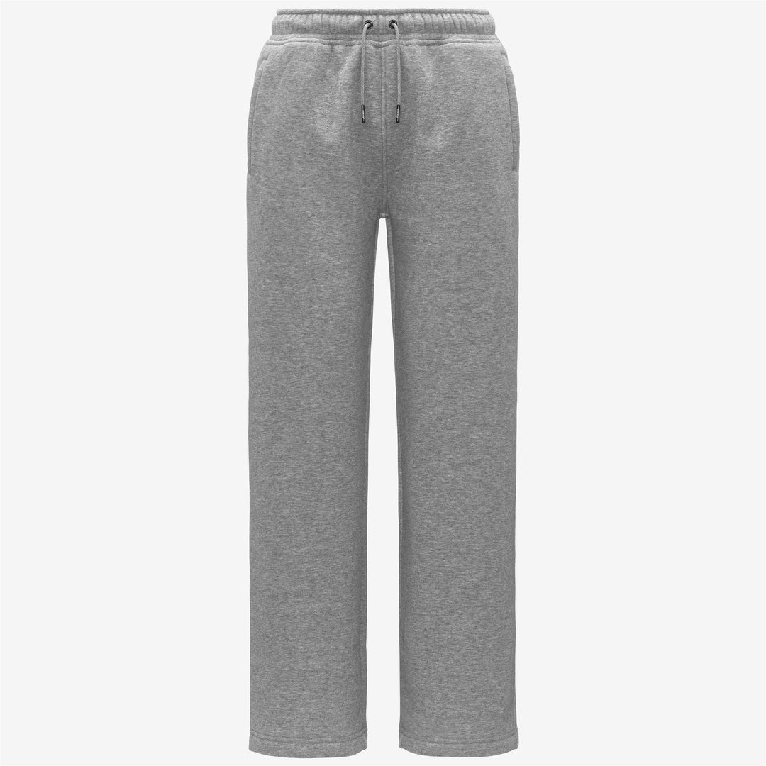 Pantalones deportivos unisex de forro polar cepillado gris para actividades al aire libre 01