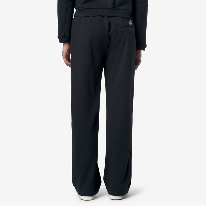 Pantaloni da tuta unisex in pile blu con cintura regolabile 5