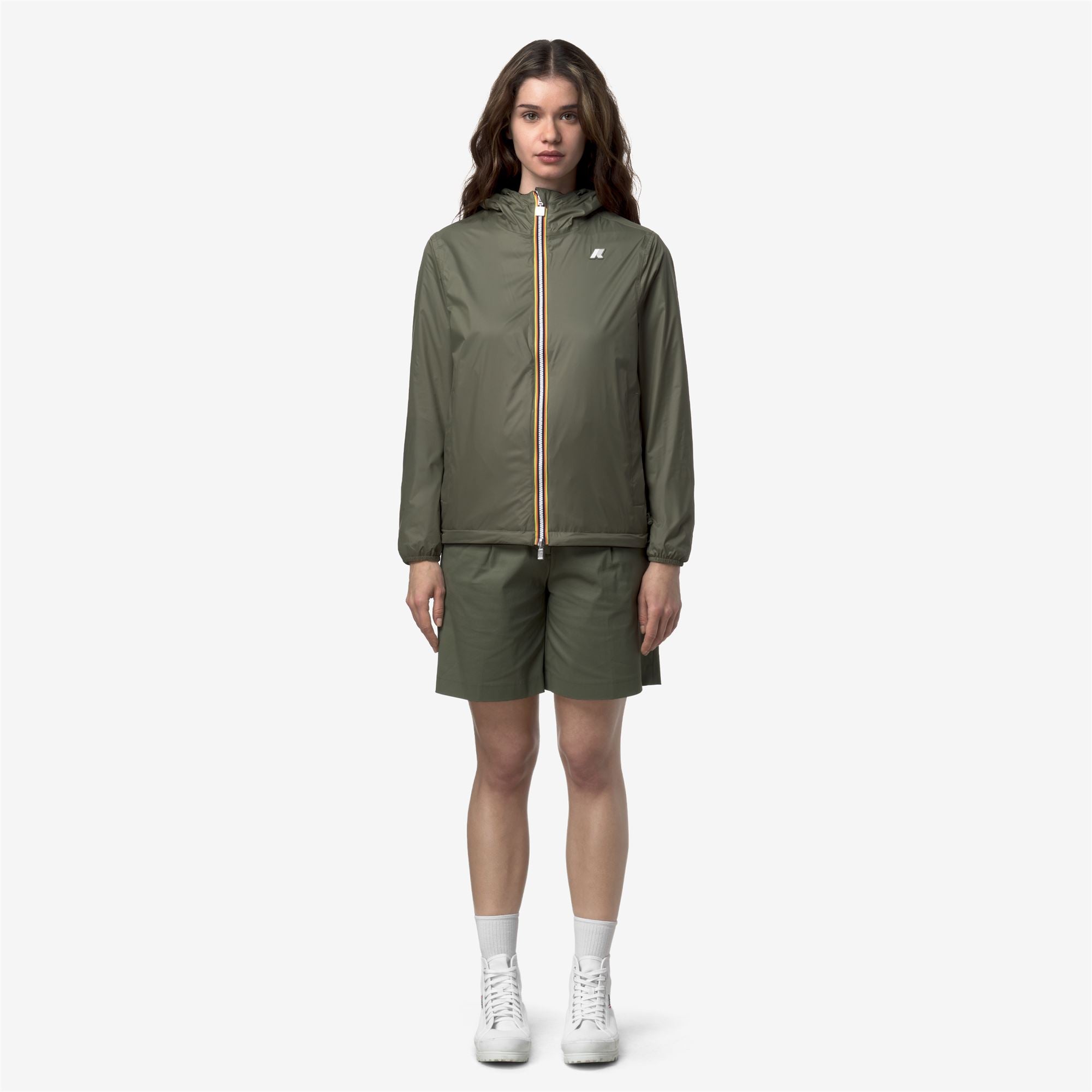 Jackets_Unisex_JAKE DOUBLE INTERLOCK_Short_Black Pure - Green Lichen - Commercial 7