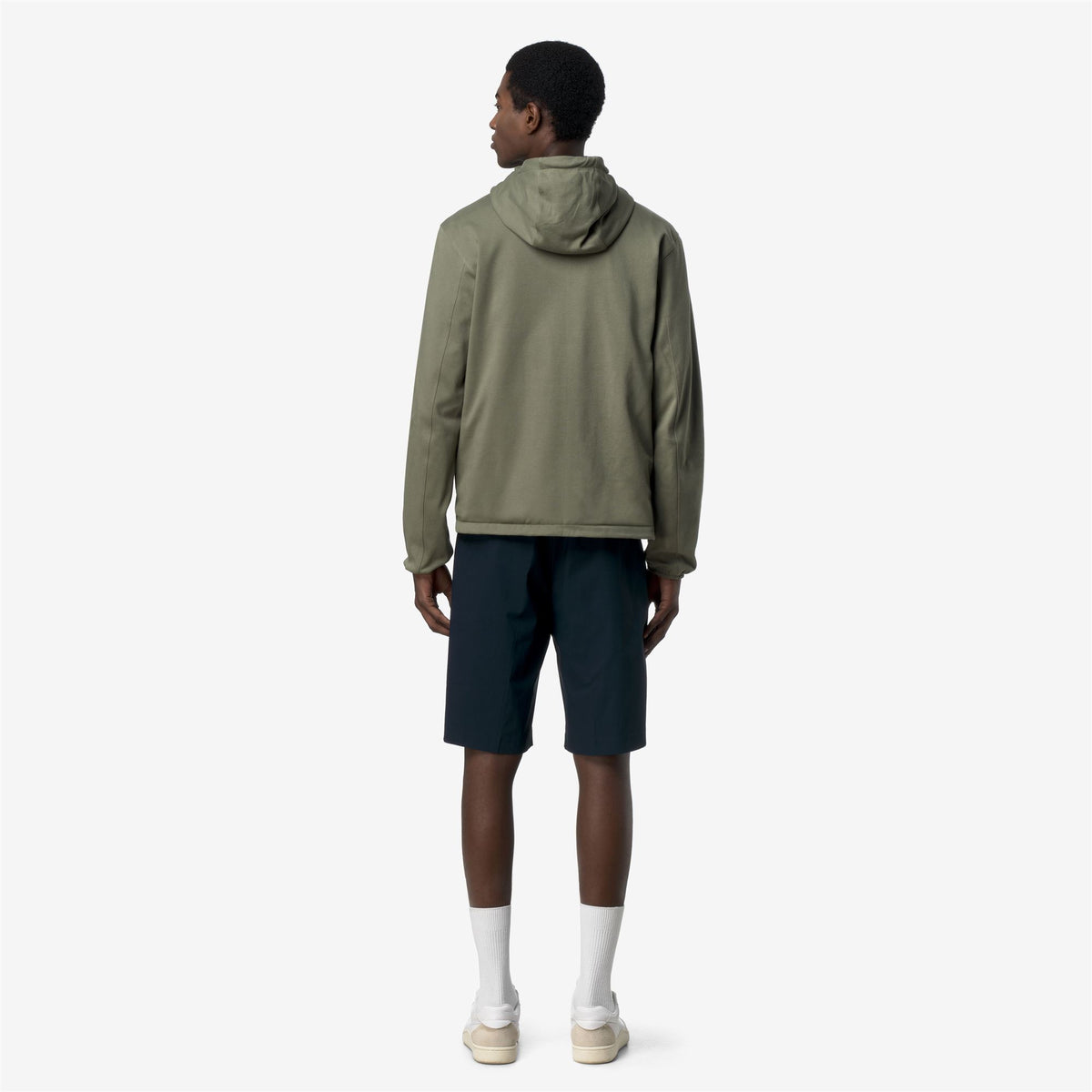 Jackets_Unisex_JAKE DOUBLE INTERLOCK_Short_Green Lichen - Blue Depth - Commercial 6