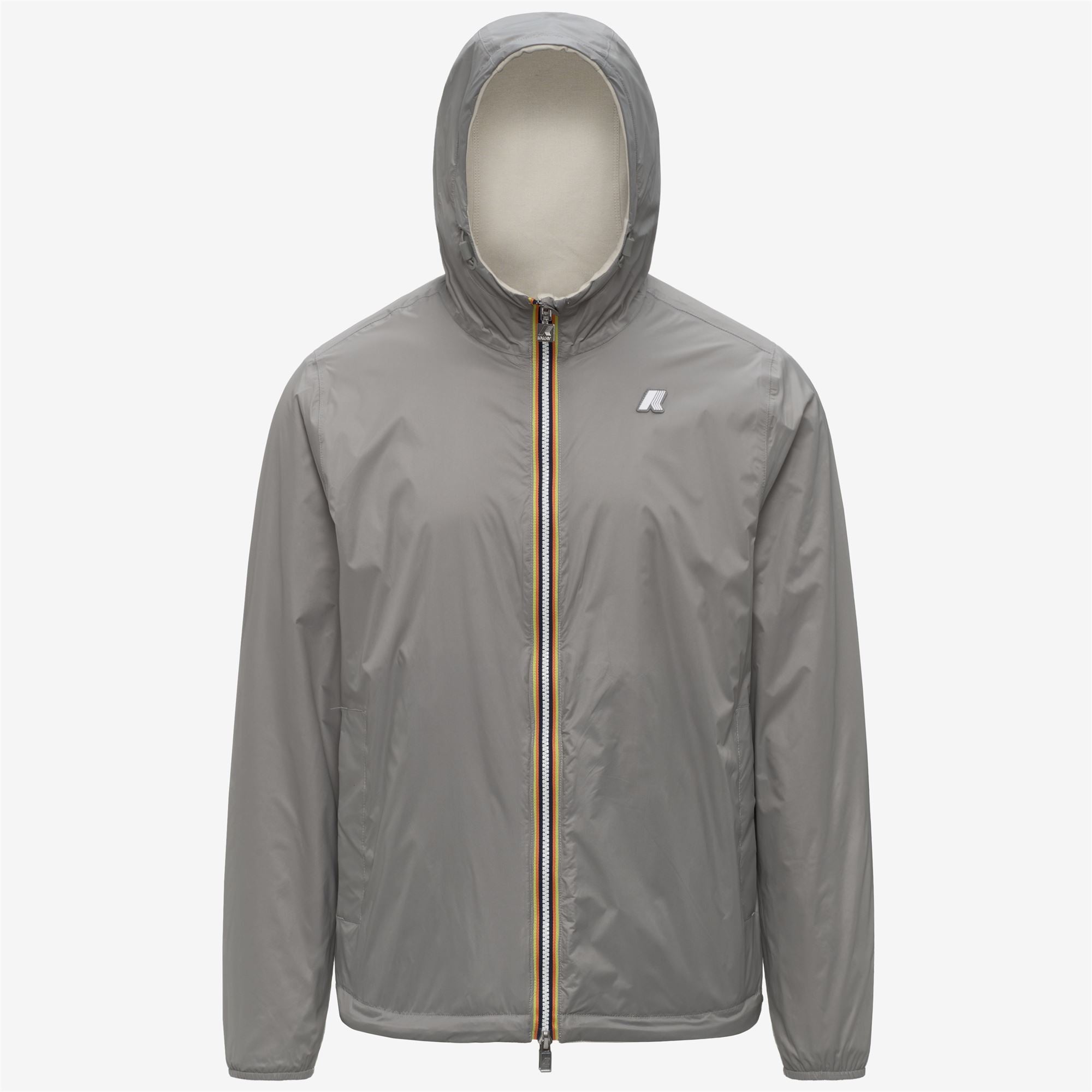 Jackets_Unisex_JAKE DOUBLE INTERLOCK_Short_BEIGE LT - Grey Frost - Commercial 2
