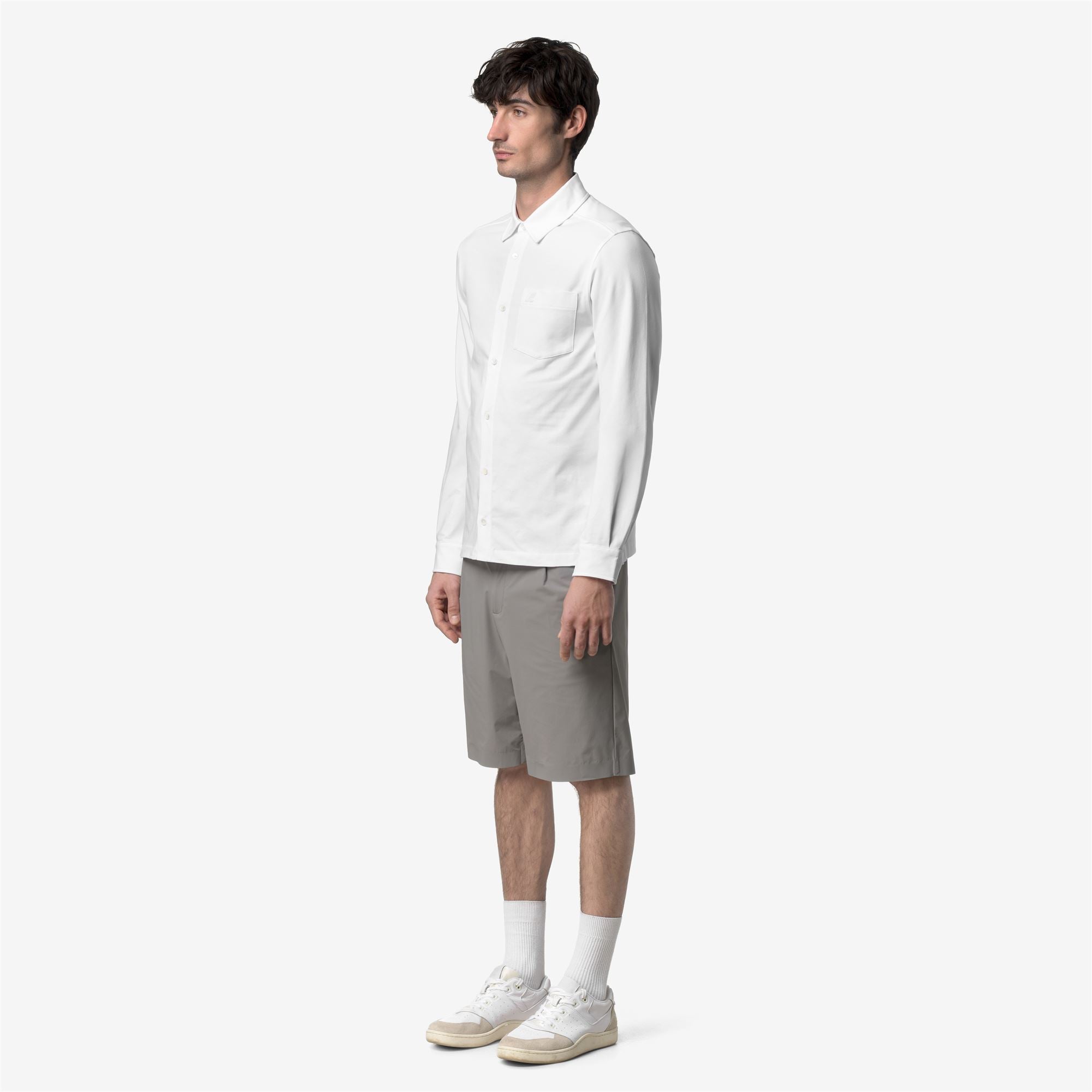 Shirts_Man_VANOUX LIGHT STRETCH JERSEY_Classic_White - White - Commercial 5