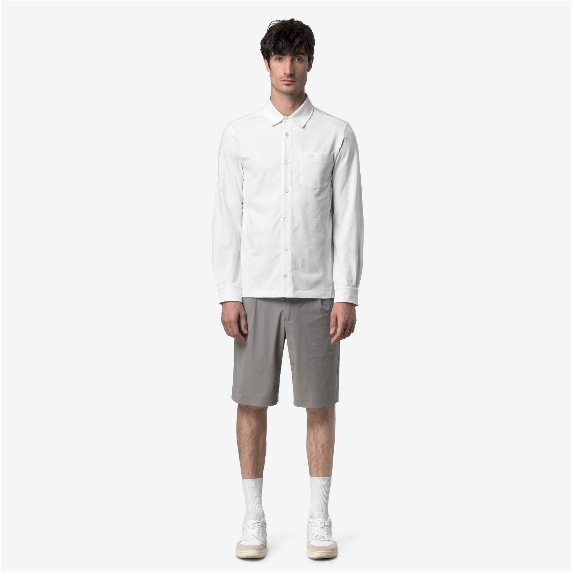 Shirts_Man_VANOUX LIGHT STRETCH JERSEY_Classic_White - White - Commercial 4