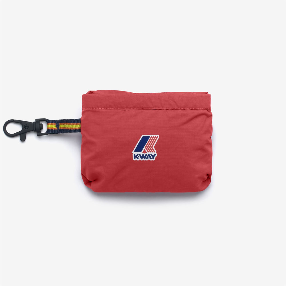 Cappotto impermeabile unisex rosso per cani con cappuccio e design ripiegabile 02