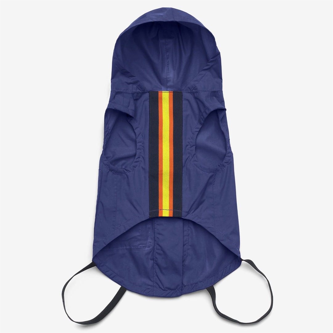 Deep blue Unisex Dog Coat with Hood and Packable Features 01