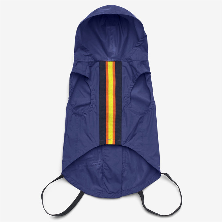 Deep blue Unisex Dog Coat with Hood and Packable Features 1