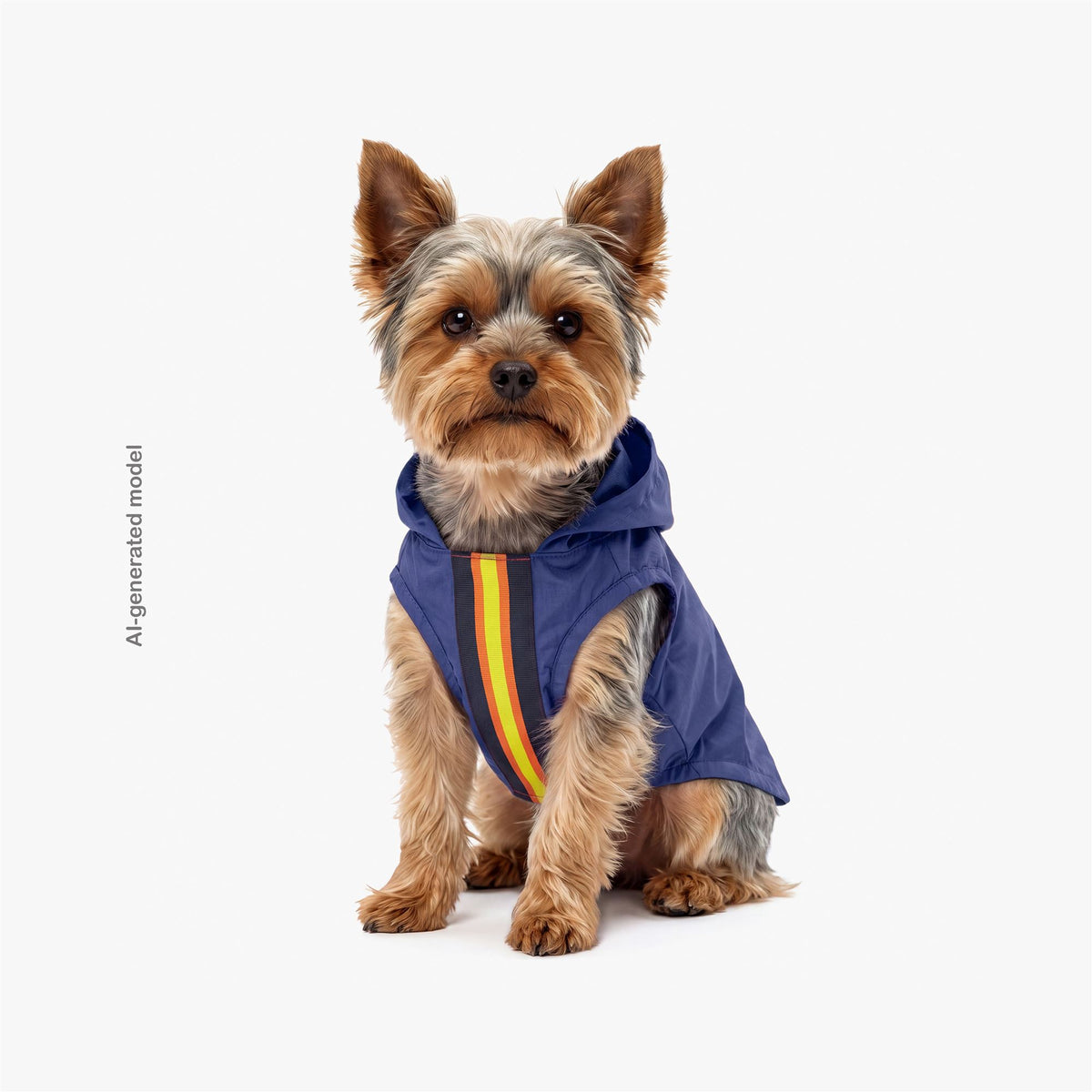 Jackets_UNISEX_BEVERLY_Dog Coat_Blue Deep Cobalt - Commercial 4
