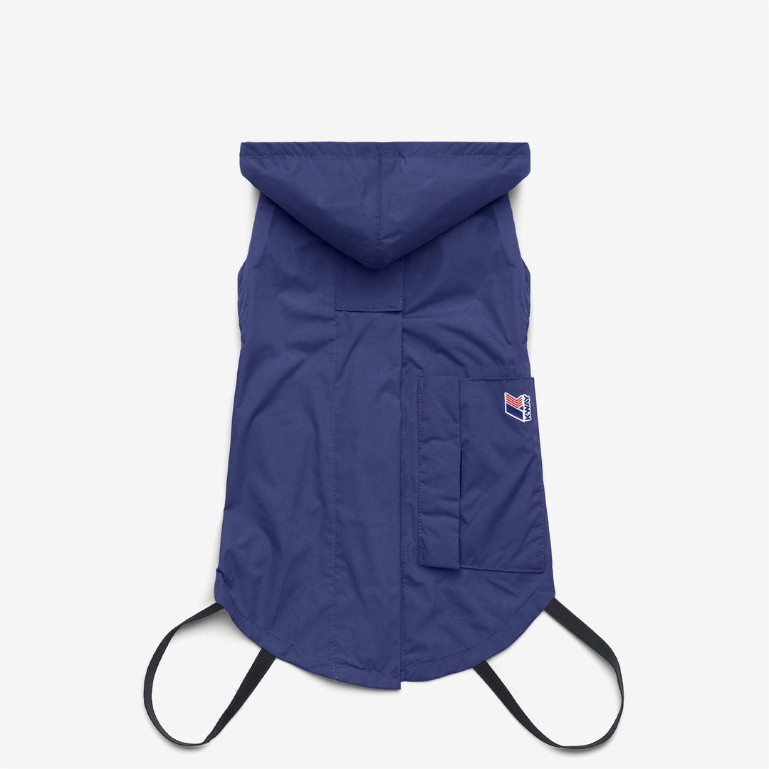 Deep blue Unisex Dog Coat with Hood and Packable Features main