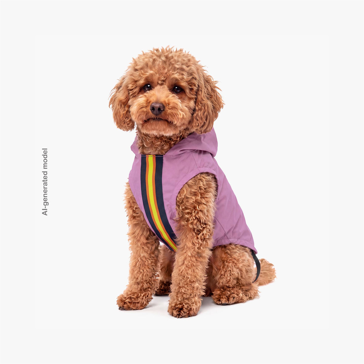 Jackets_UNISEX_BEVERLY_Dog Coat_Violet Glicine - Commercial 4