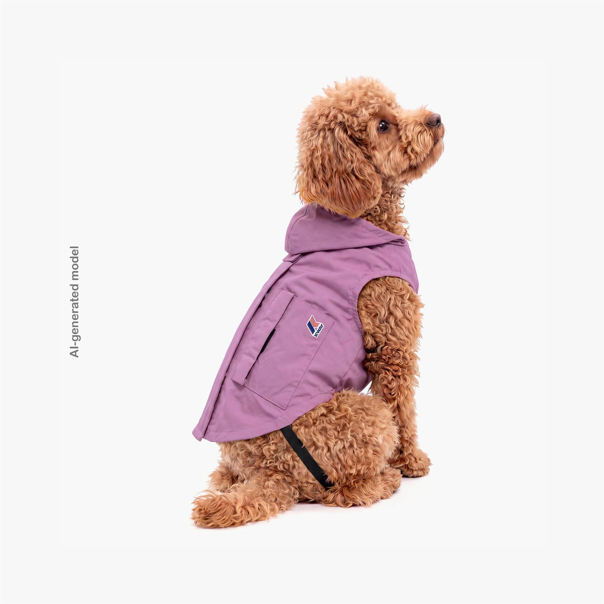 Jackets_UNISEX_BEVERLY_Dog Coat_Violet Glicine - Commercial 5