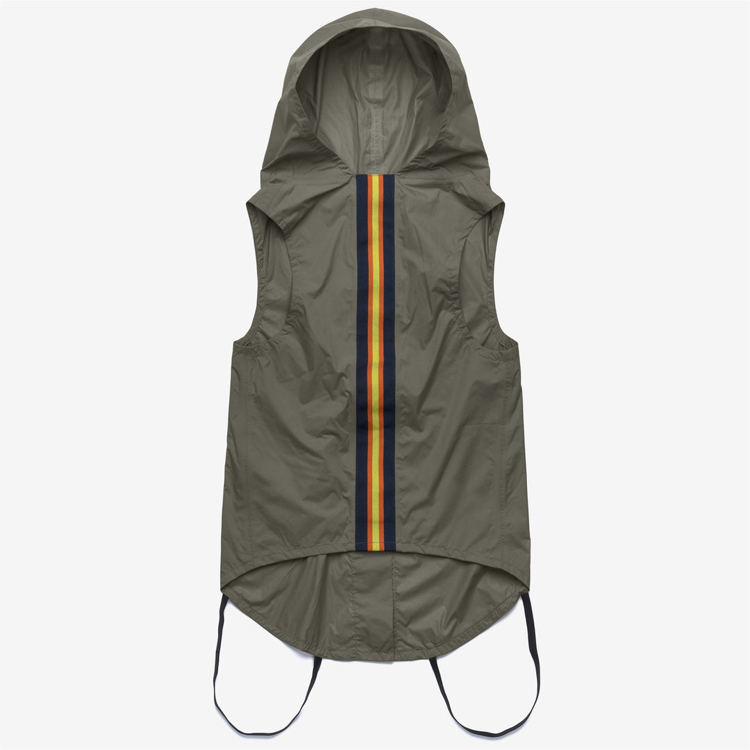 Green Unisex Waterproof Dog Coat with Hood 01