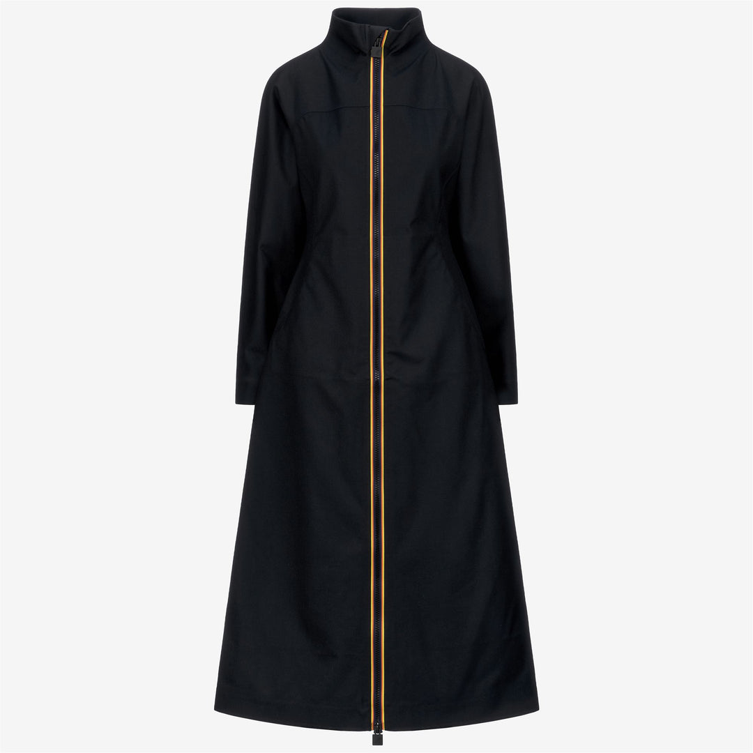 Giacca Urbana Donna Lunga Impermeabile Grigia e Nera 01