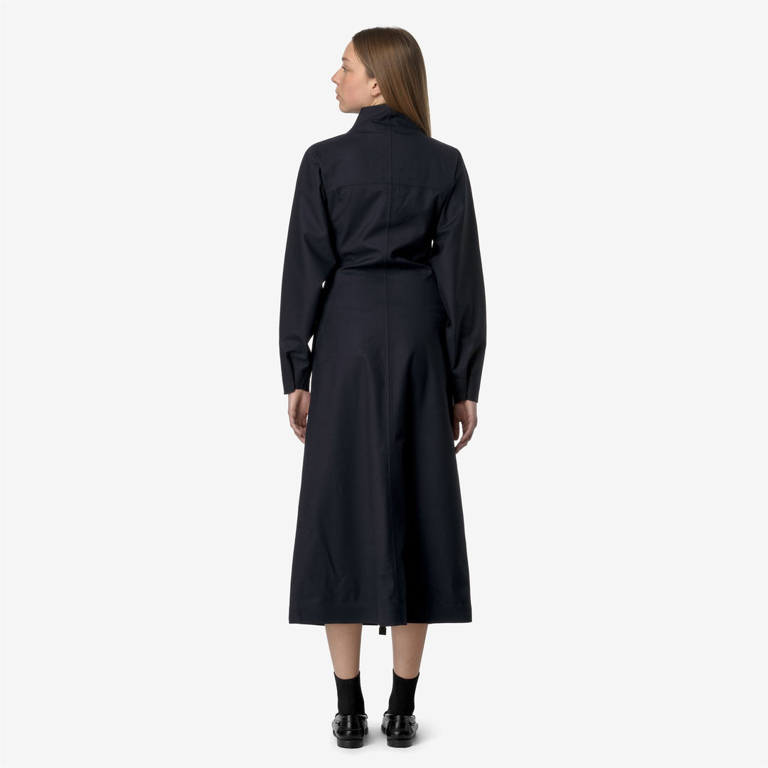 Grey Black Women's Long Water-Resistant Urban Jacket main