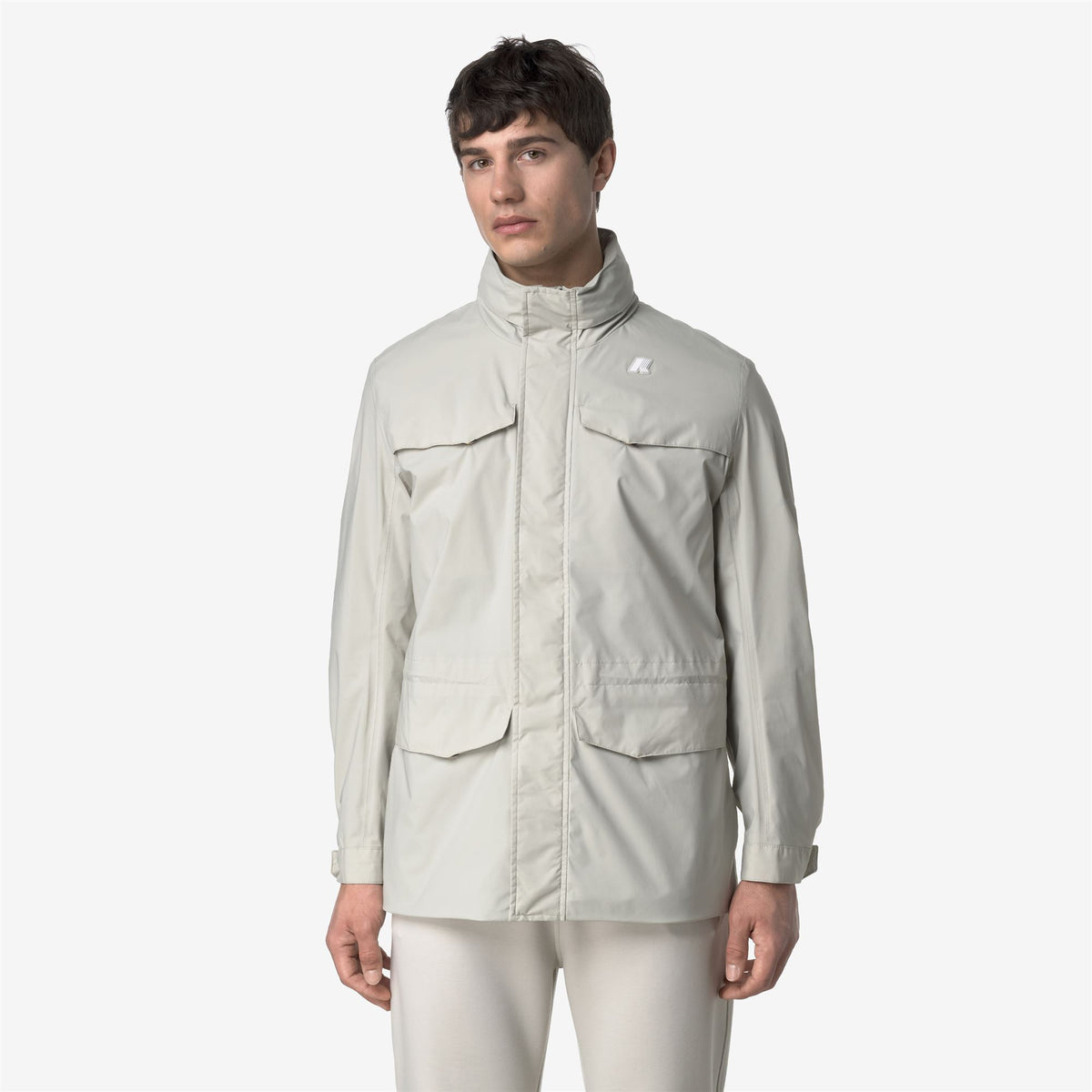 Jackets_MAN_MANUEL STRETCH NYLON JERSEY_Mid_BEIGE LT - Commercial 4