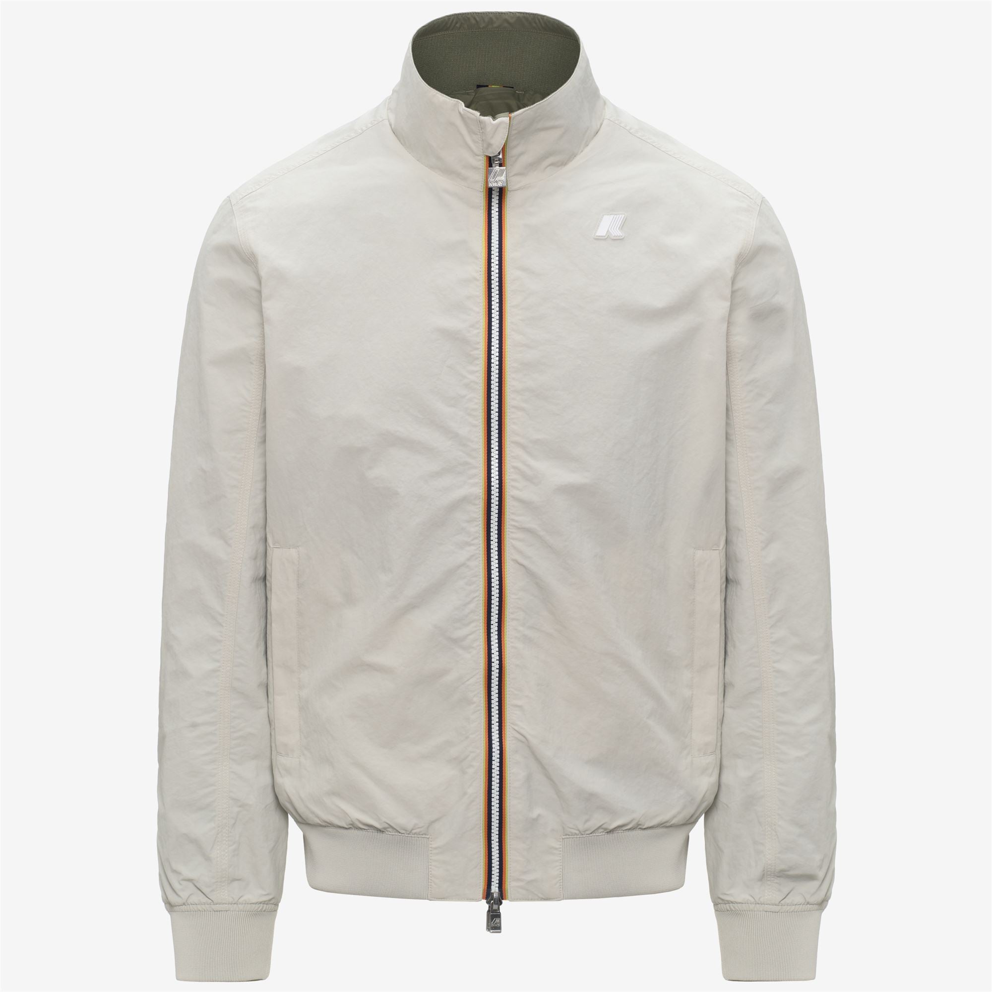 Jackets_Man_ARSENE COTTON DOUBLE_Short_BEIGE LT - Green Lichen - Commercial 1