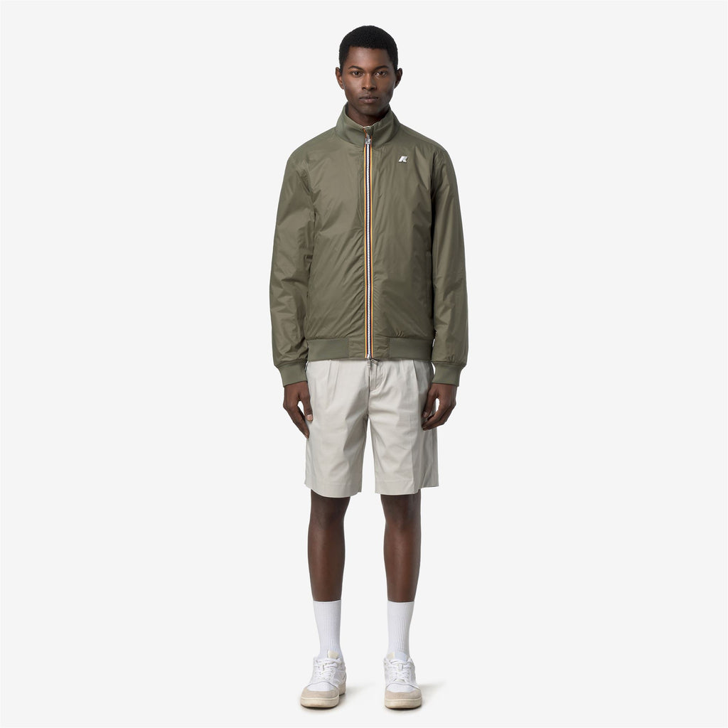 Jackets_Man_ARSENE COTTON DOUBLE_Short_BEIGE LT - Green Lichen - Commercial 7