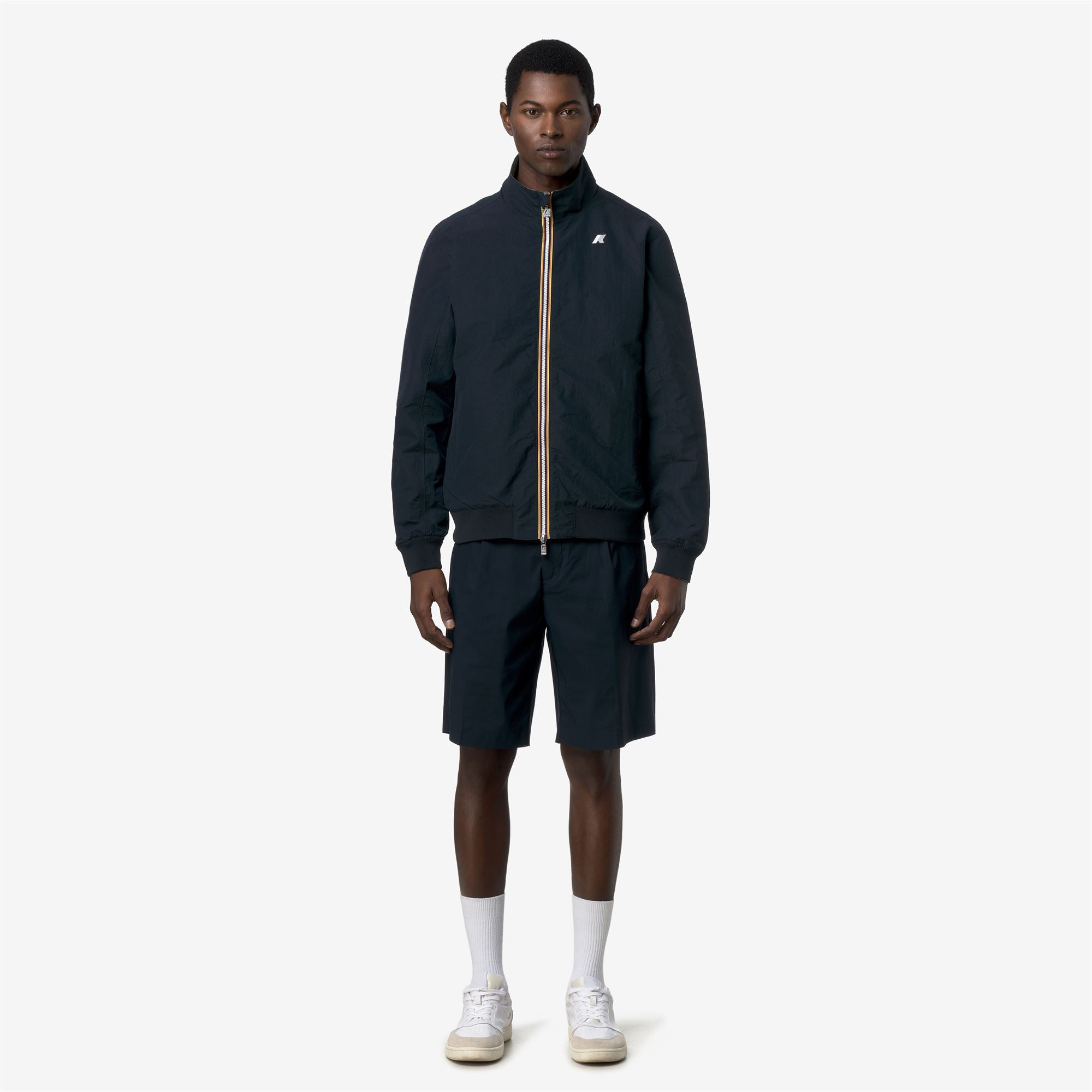 Jackets Man ARSENE COTTON REVERSIBLE Short BLUE DEPTH - GREEN LICHEN Jackets Man ARSENE COTTON REVERSIBLE Short BLUE DEPTH - GREEN LICHEN