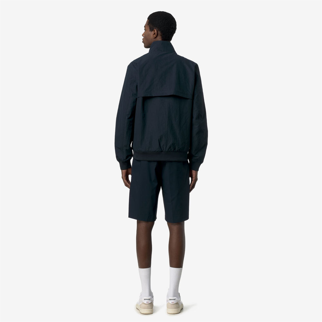 Jackets_Man_ARSENE COTTON DOUBLE_Short_Blue Depth - Green Lichen - Commercial 6