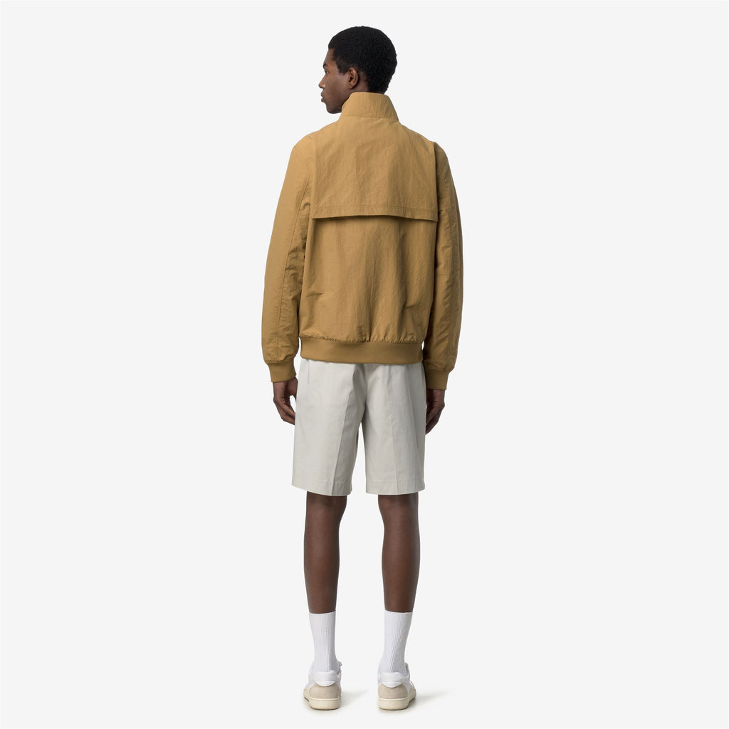 Jackets_Man_ARSENE COTTON DOUBLE_Short_Brown Bistre - BEIGE LT - Commercial 6