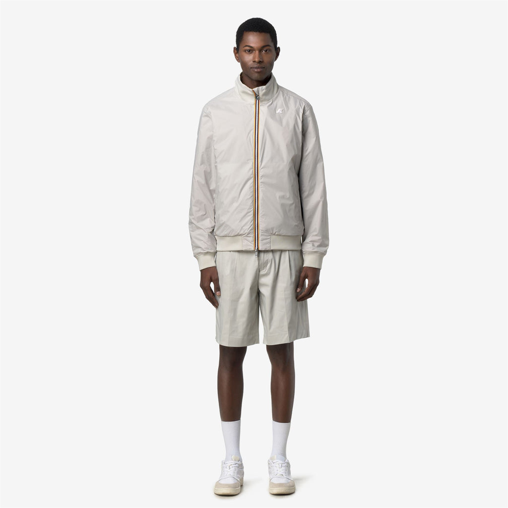 Jackets_Man_ARSENE COTTON DOUBLE_Short_Brown Bistre - BEIGE LT - Commercial 7