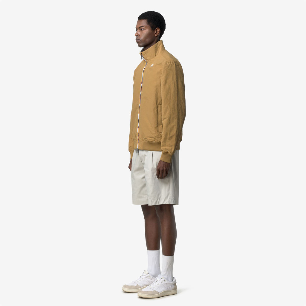 Jackets_Man_ARSENE COTTON DOUBLE_Short_Brown Bistre - BEIGE LT - Commercial 5