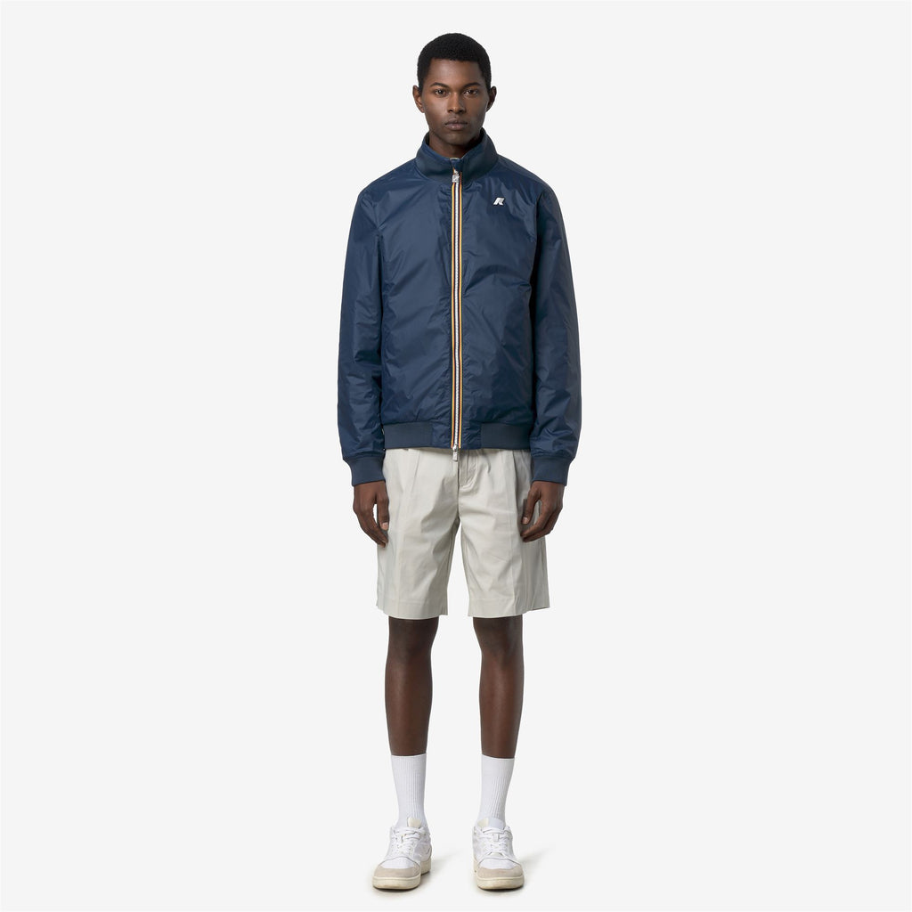 Jackets_Man_ARSENE COTTON DOUBLE_Short_Green Lichen - Blue Insignia - Commercial 7