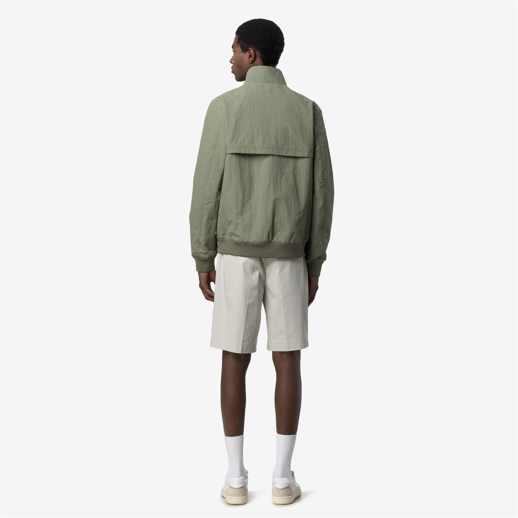 Jackets_Man_ARSENE COTTON DOUBLE_Short_Green Lichen - Blue Insignia - Commercial 6