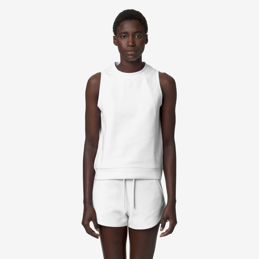 T-Shirts & Top_Woman_BERYL_Tank_White - Commercial 4