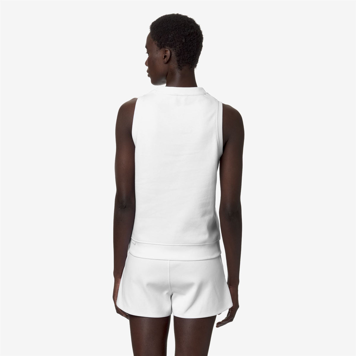 T-Shirts & Top_Woman_BERYL_Tank_White - Commercial 6