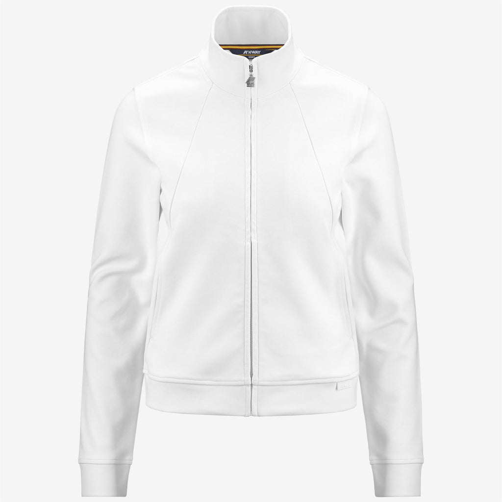 Fleece_WOMAN_CYRIELLE INTERLOCK_Jacket_White - Commercial 1