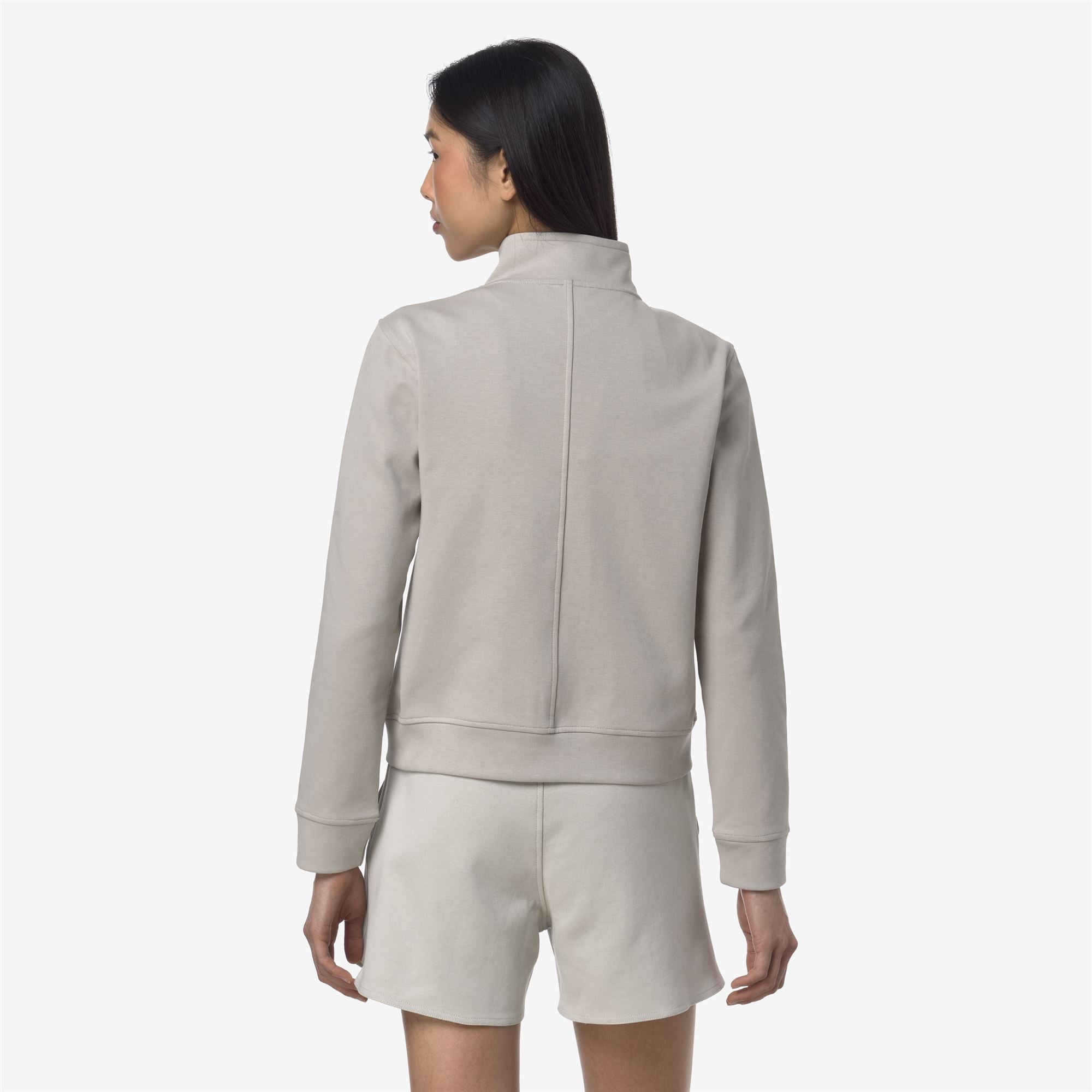Fleece_WOMAN_CYRIELLE INTERLOCK_Jacket_BEIGE LT - Commercial 6