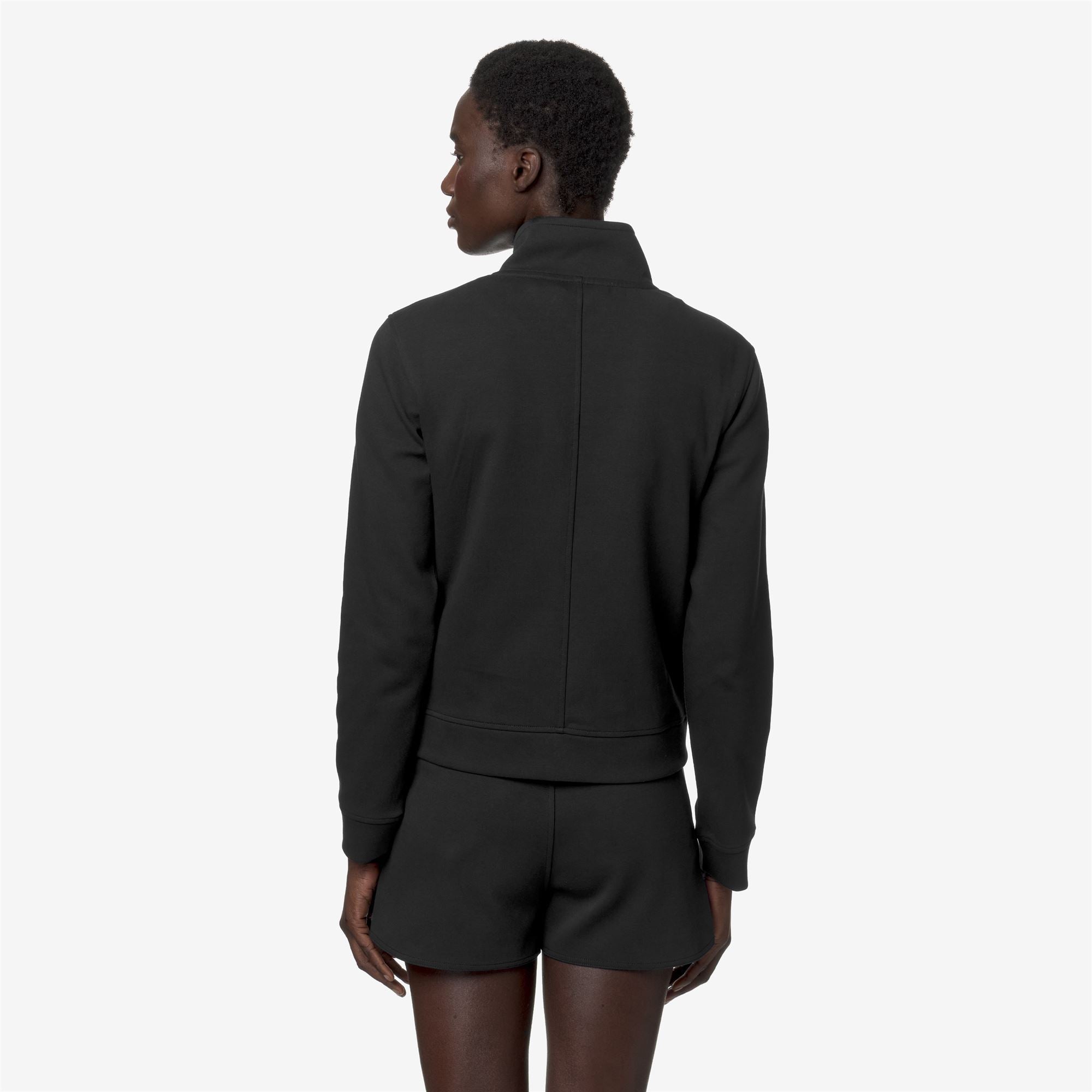 Fleece_WOMAN_CYRIELLE INTERLOCK_Jacket_Black Pure - Commercial 6